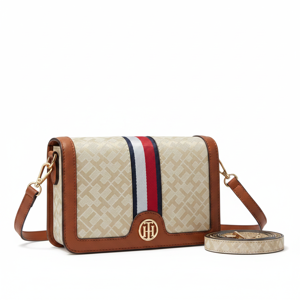 TOMMY HILFIGER Keaton Ii Straw Tote Women beige TB223
