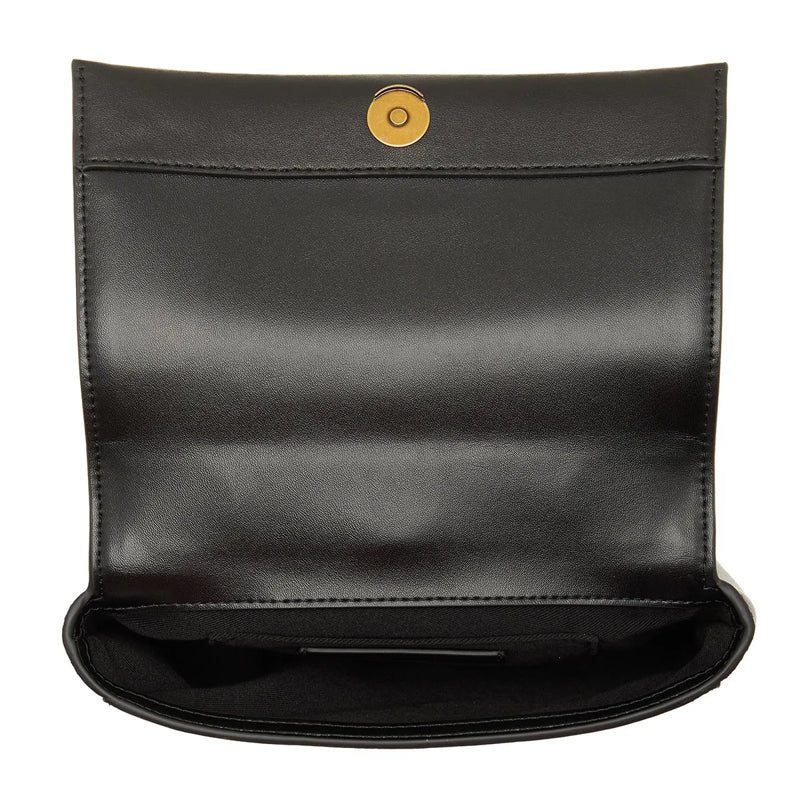 KARL LEGERFELD K/Autograph Sm Crossbody Black/Gold KB49