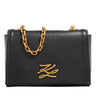 KARL LEGERFELD K/Autograph Sm Crossbody Black/Gold KB49