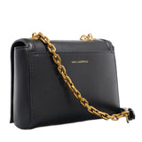 KARL LEGERFELD K/Autograph Sm Crossbody Black/Gold KB49