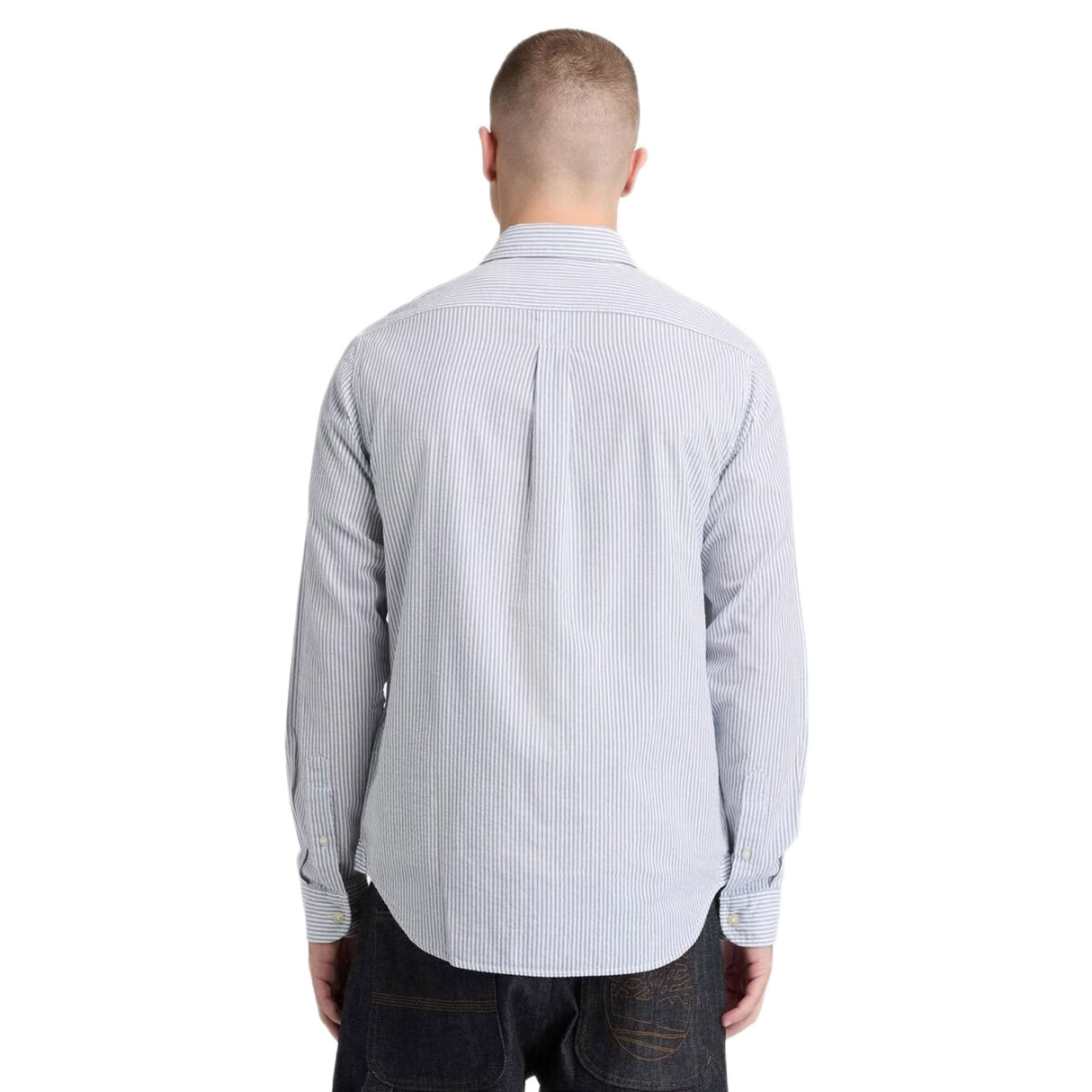 Ls Seersucker Striped Shirt (Regular)