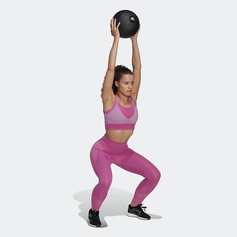 Adidas Optime Training Shiny Full Length Leggings Hl8654