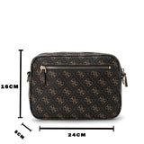 GUESS Meridian Camera Bag Dove Logo