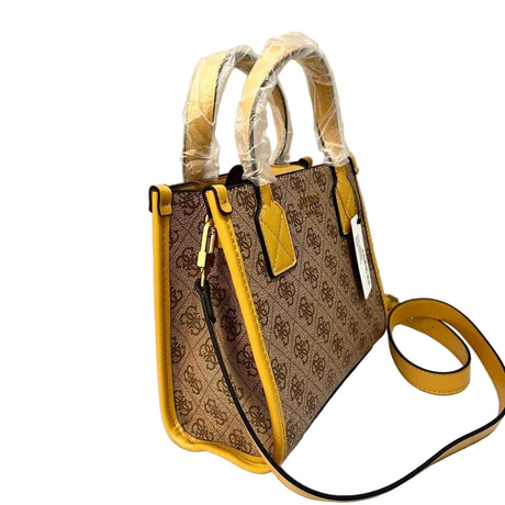 GUESS SILVANA MINI SHOULDER BAG - BROWN - GB16 - Runner