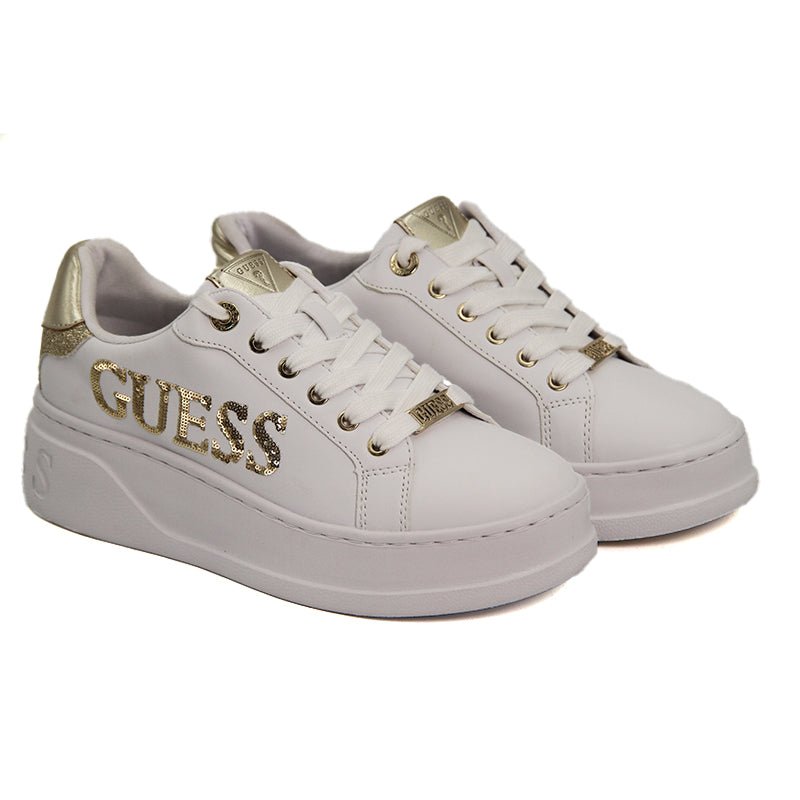 Guess Women Cordell Sequin Low - Top - Gold GUW495 - Runner