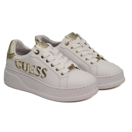 Guess Women Cordell Sequin Low - Top - Gold GUW495 - Runner