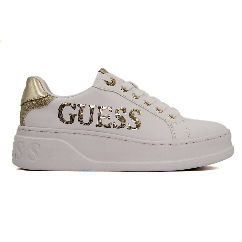Guess Women Cordell Sequin Low - Top - Gold GUW495 - Runner