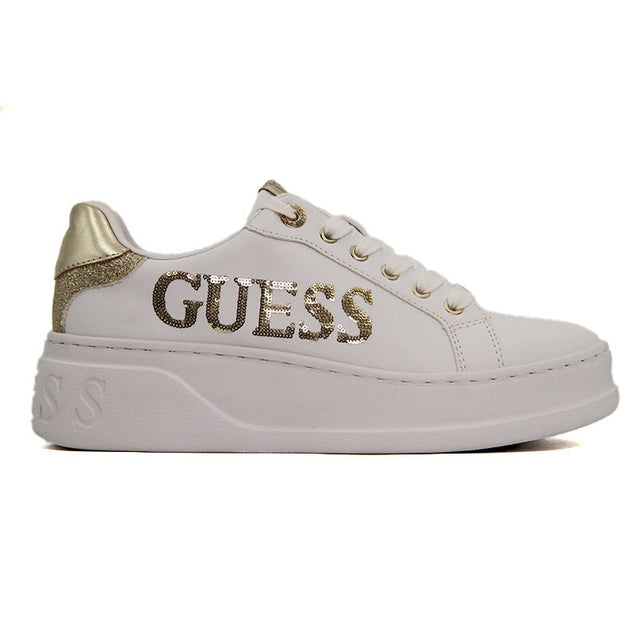 Guess Women Cordell Sequin Low - Top - Gold GUW495 - Runner
