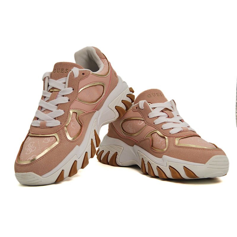 Guess Women Cordell Sequin Low - Top - Gold GUW496 - Runner