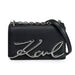 Karl Lagerfeld K/Circle SM Tote Perforated-Shoulderbag-Black- KB24