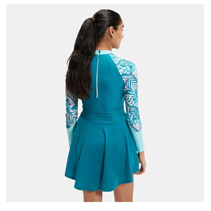 Womans Long Sleeve Swim Dress