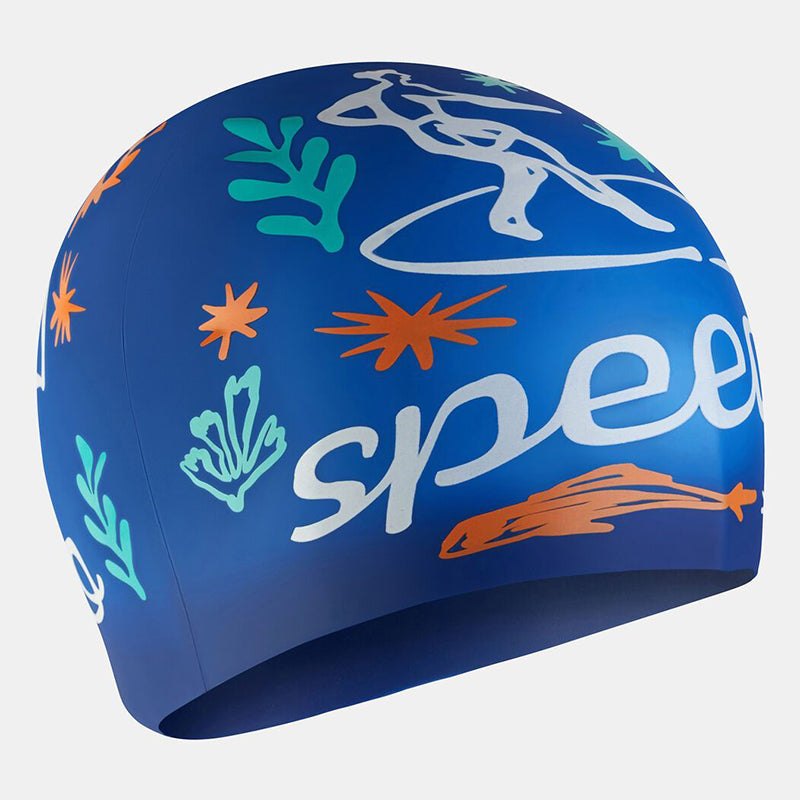 Junior Printed Silicone cap