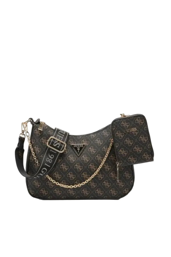 Guess Coal Brown Women Shoulder Bag GB543