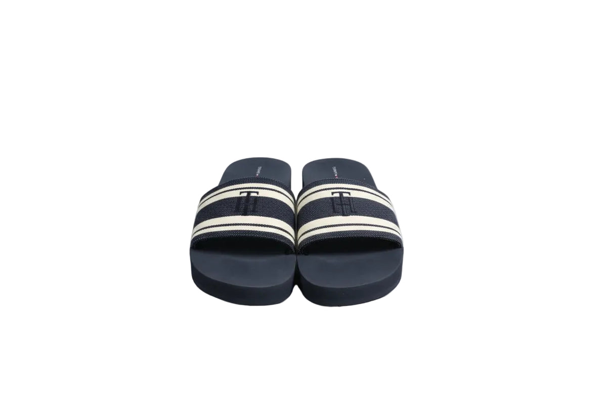 TOMMY HILFIGER  Nadelin Platform Slide Sandal In blue ModeSens SLW63