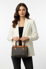 Calvin Klein  Monogram Satchel HANDBAG CB122