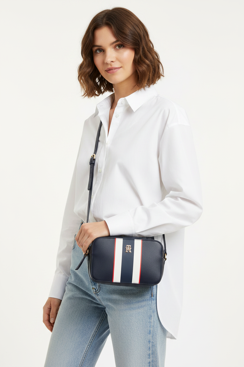 TOMMY HILFIGER Poppy-Shoulder bag-blue- TB215