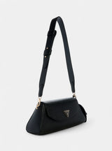 GUESS Black bolena flap shoulder bag  GB567