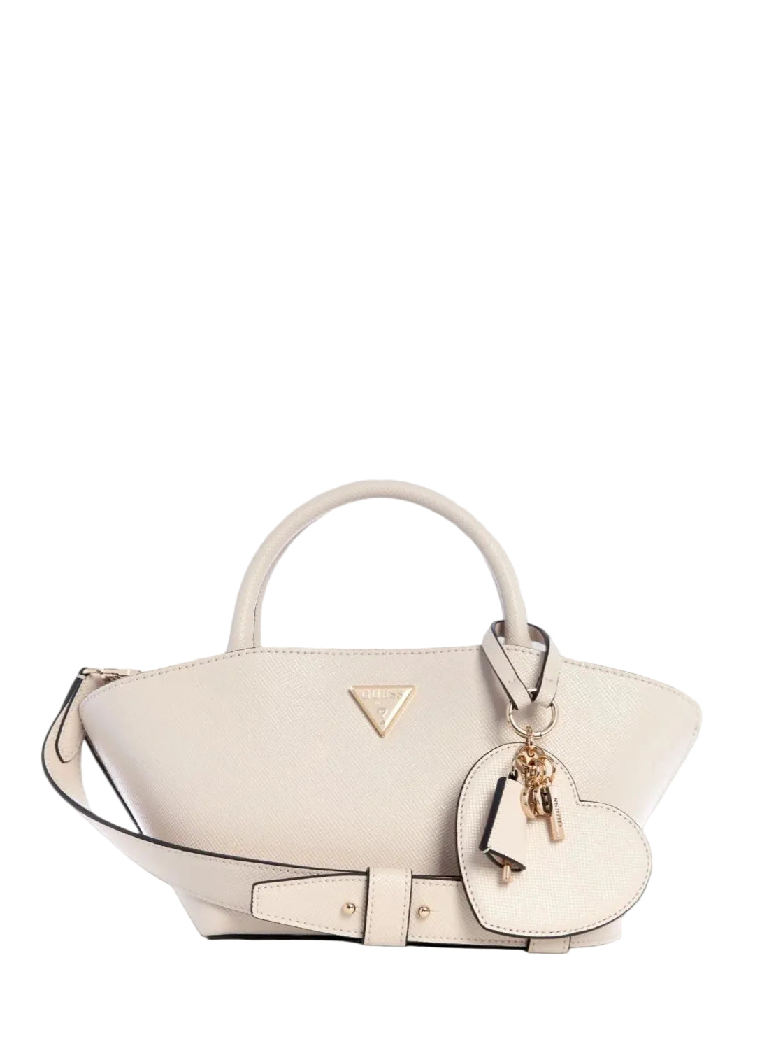 GUESS white bolena mini satchel bag GB531