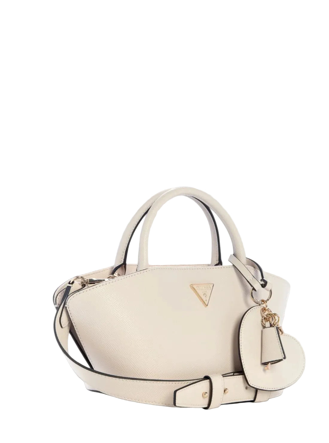 GUESS white bolena mini satchel bag GB531