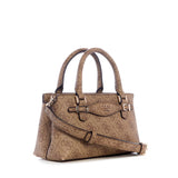 GUESS Latte Logo Printed Katya Mini Crossbody Bag GB551