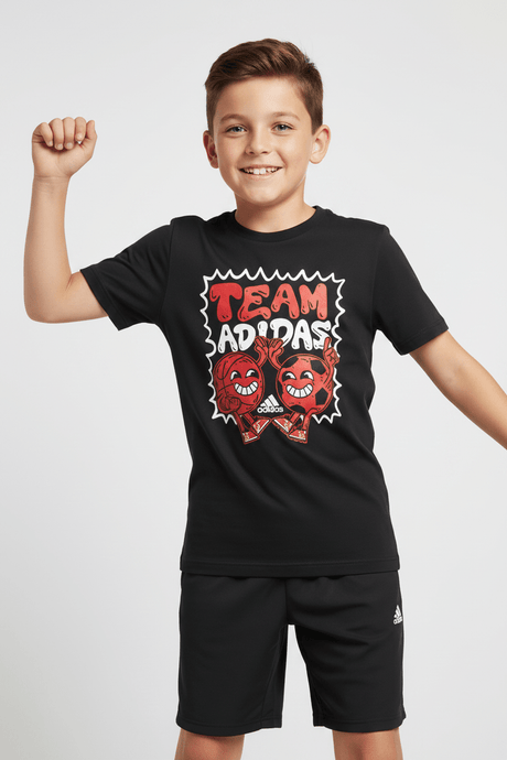 Adidas Team Graphic T-Shirt Kids HA4055 - Runner