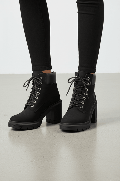 Allington Heights Mid Lace Up Boot Jet - Runner
