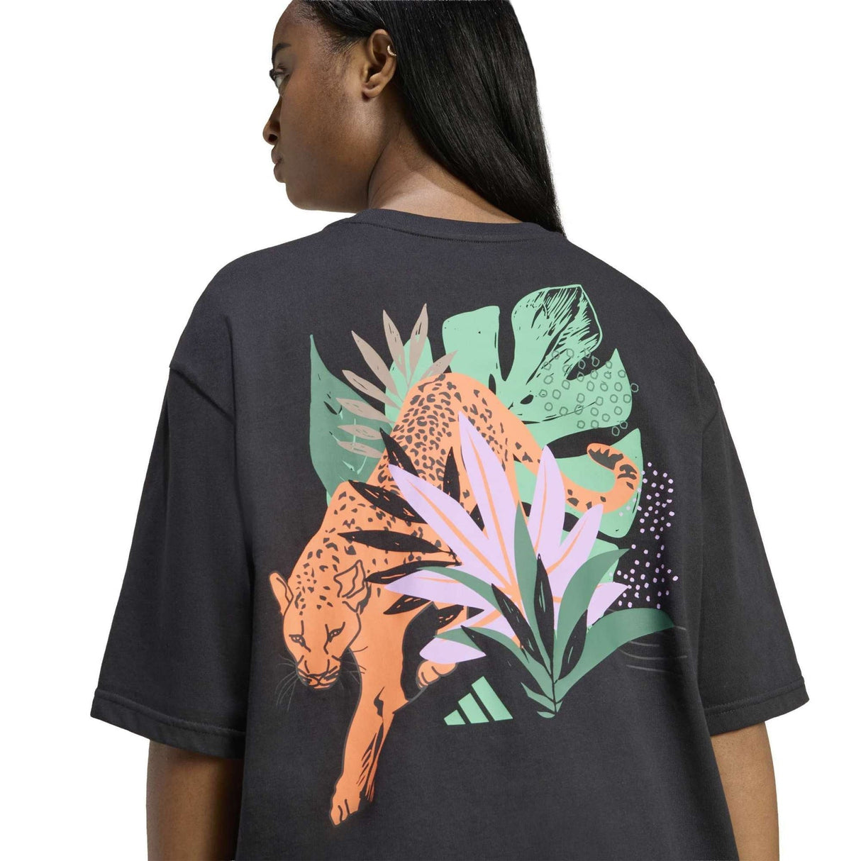 ANIMAL OVERSIZE GRAPHIC T-SHIRT - Runner