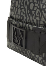 ARMANI EXCHANGE Backpack with contrasting allover logo AXB15 - Runner