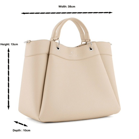 ARMANI EXCHANGE Large handbag with degradè shoulder strap AXB5 - Runner