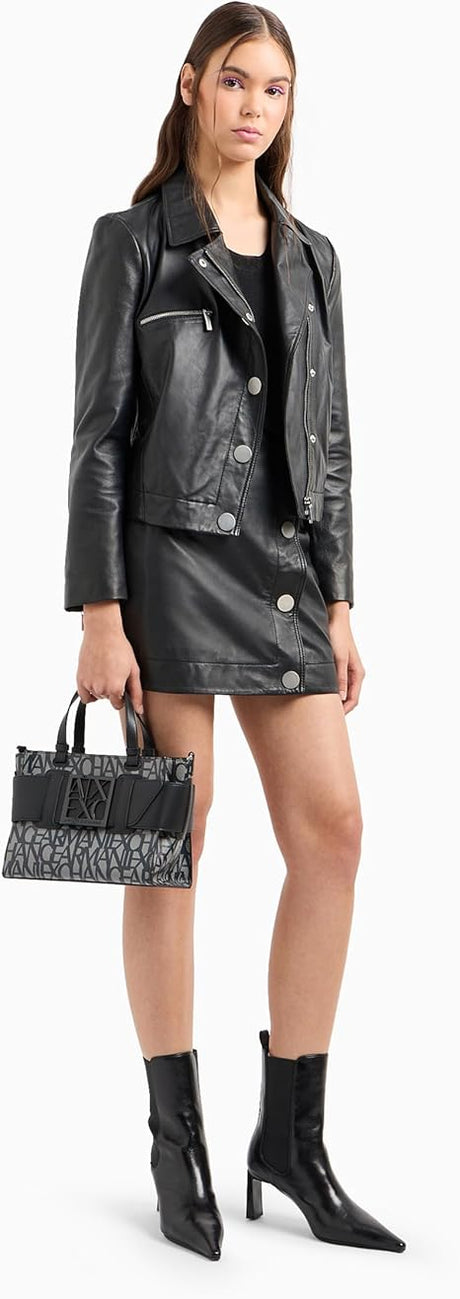 ARMANI EXCHANGE logo - plaque tote bag AXB16 - Runner