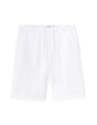 Bermuda shorts 100% cotton gauze - white - Runner