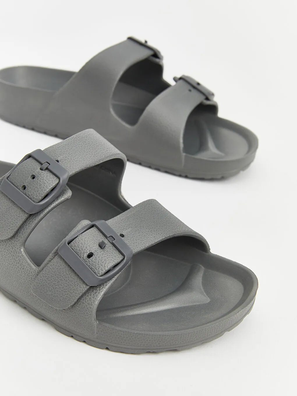 BIRKENSTOCK STEPS Faux Leather Double Strap Men's Slippers SLW4 - Runner