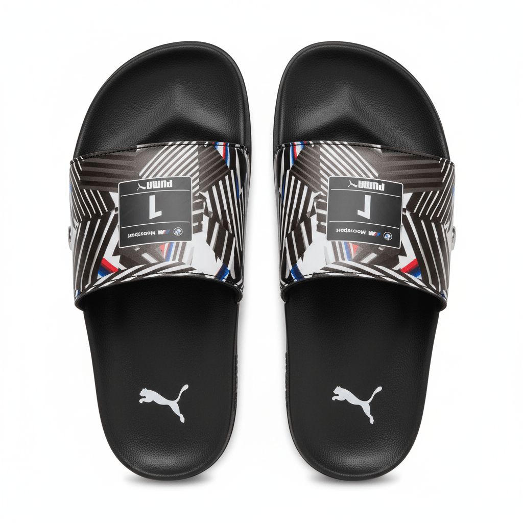 BMW M Motorsport Leadcat 2.0 Graphic Slides Unisex - Runner