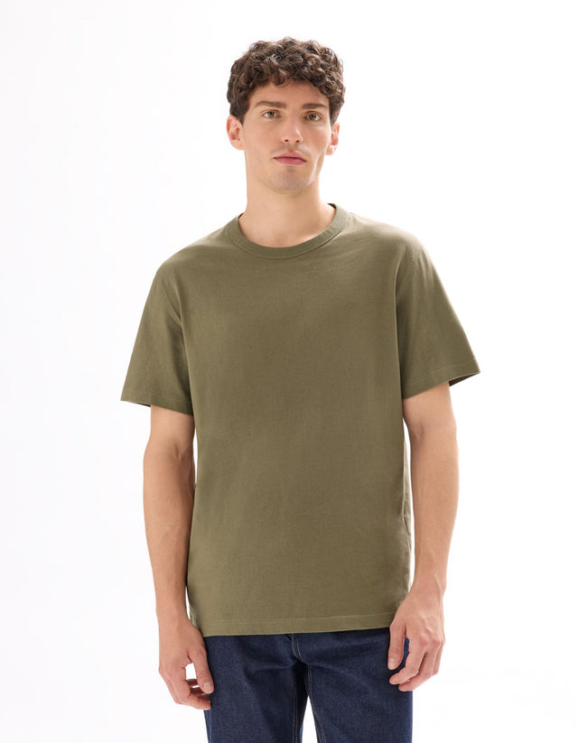 Boxy Crew Neck T-Shirt - Runner
