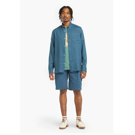 BROOKLINE Twill Cargo Short Dark Denim - Runner