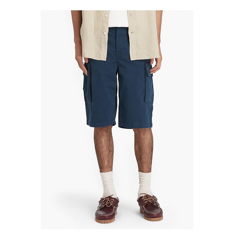 BROOKLINE Twill Cargo Short Dark Sapphire - Runner