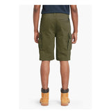 BROOKLINE Twill Cargo Short Leaf Green - Runner