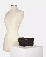 COACH Mini Rowan Crossbody Bag In Blocked Signature HB19