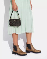 COACH Mini Rowan Crossbody Bag In Blocked Signature HB19