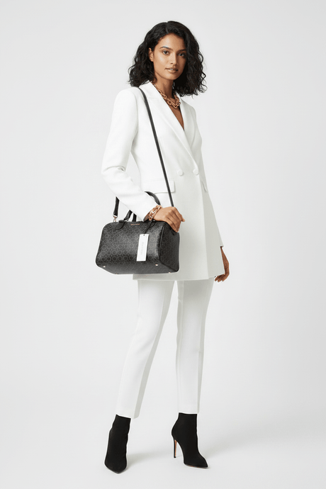Calvin Klein Club Dot Satchel Handbag CB102 - Runner