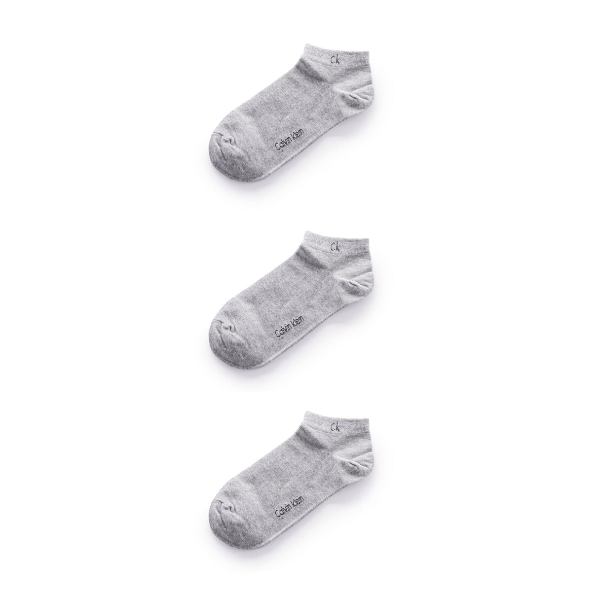 CALVIN KLEIN COTTON ANKLE 3 - PACK SOCKS SU35 - Runner