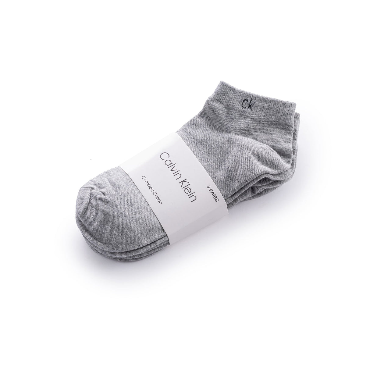 CALVIN KLEIN COTTON ANKLE 3 - PACK SOCKS SU35 - Runner
