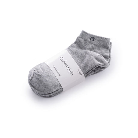 CALVIN KLEIN COTTON ANKLE 3 - PACK SOCKS SU35 - Runner