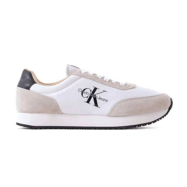 Calvin Klein Jeans Retro Runner SU - NY Mono Trainer - WHTBEGBLK CKW157 - Runner