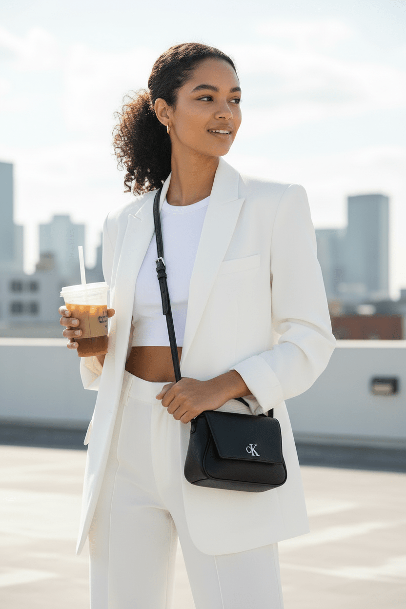 CALVIN KLEIN Mini Top Handle-Shoulderbag-Black- CB27 - Runner