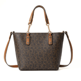 Calvin Klein Monogram Tote Bag Small Handbag Women CB107 - Runner