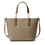 Calvin Klein Monogram Tote Bag Small Handbag Women CB108 - Runner