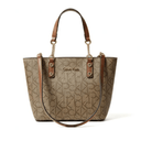 Calvin Klein Monogram Tote Bag Small Handbag Women CB108 - Runner