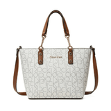 Calvin Klein Monogram Tote Bag Small Handbag Women CB109 - Runner