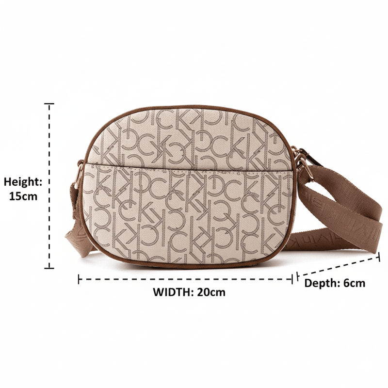 CALVIN KLEIN ULTRALIGHT SADDLE HANDBAG CB12 - Runner